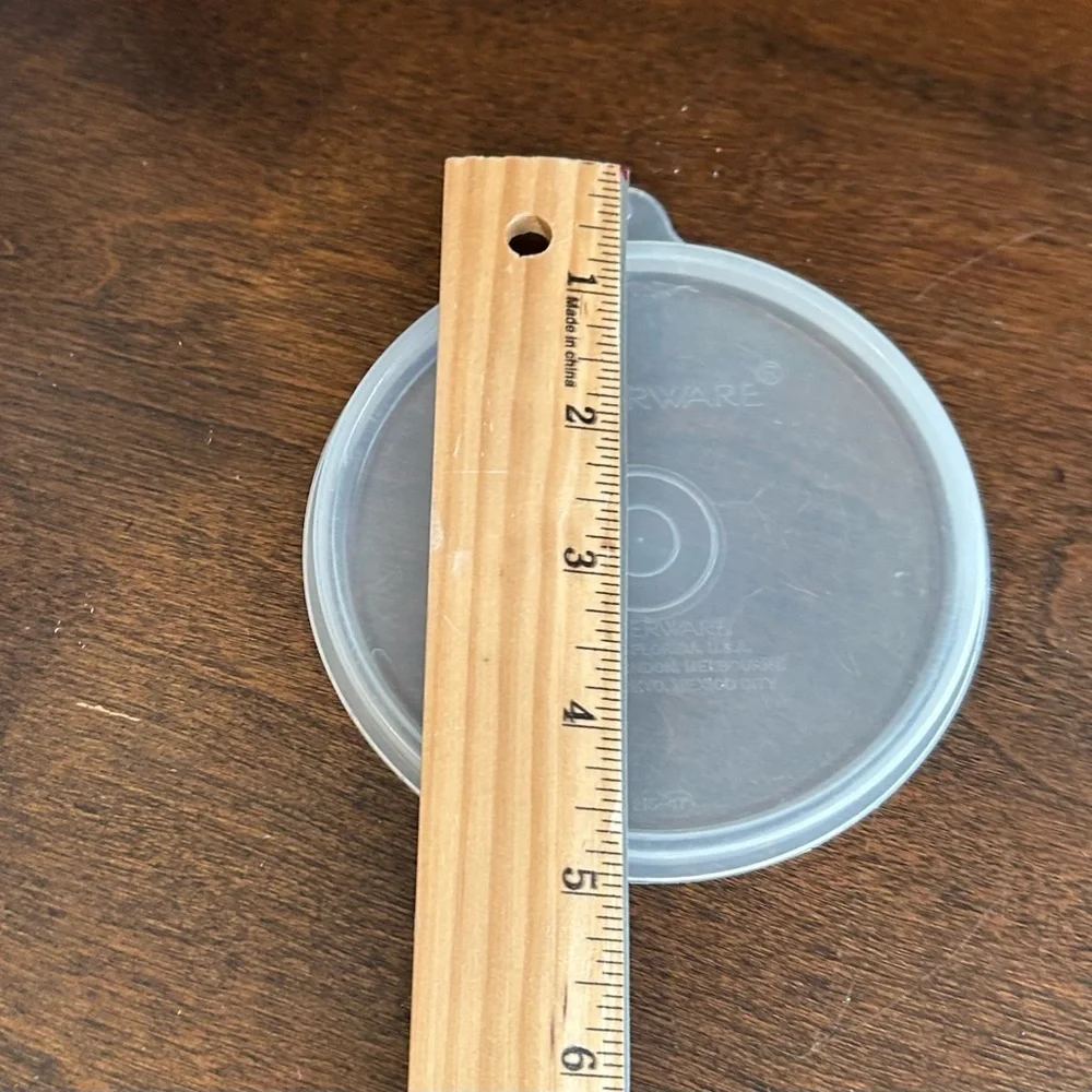 Vtg Tupperware Replacement A Tab Lid #215-48 Sheer Frost USA Tupper Seal